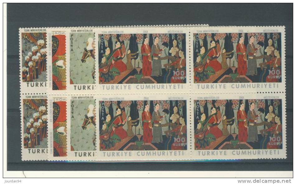 TURQUIE   -      N°  1855    /    1858 - 1934-39 Sandschak Alexandrette & Hatay