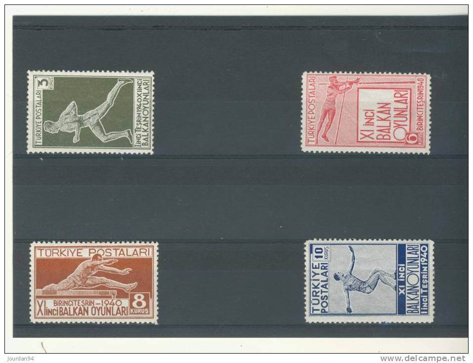 TURQUIE   -      N°  943    /   946 - 1934-39 Sandjak Alexandrette & Hatay
