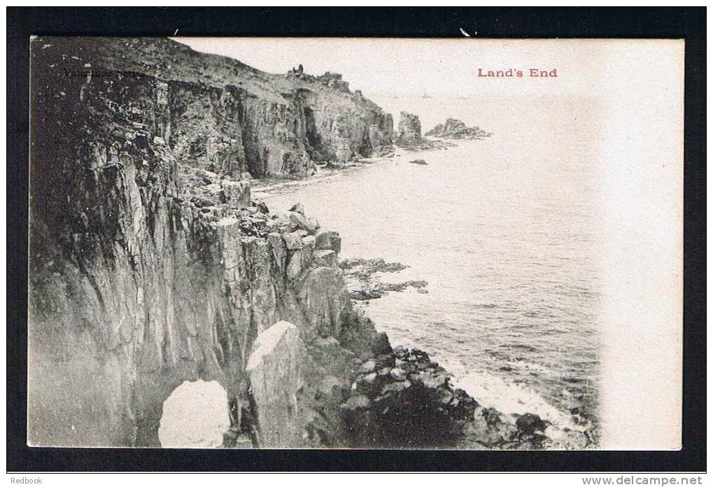 RB 677 - Early Postcard Land's End Cornwall - Land's End