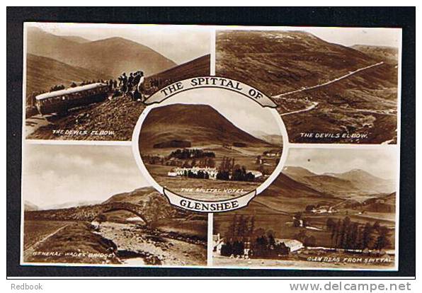 RB 677 - Real Photo Multiview Postcard The Spittal Of Glenshee Perthshire Scotland - Perthshire