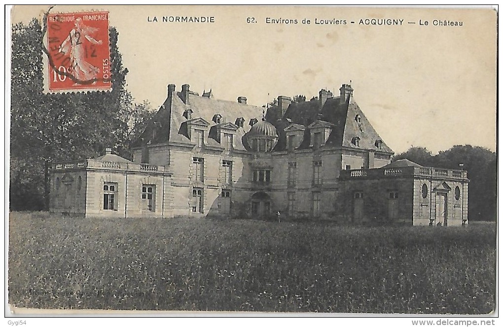 CPA  ACQUIGNY LE CHATEAU  ENVIRONS DE LOUVIERS - Acquigny