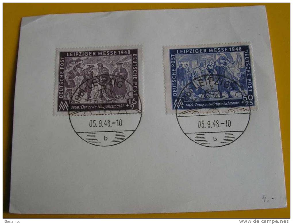 == Leipziger Messe Karte , 1948 - Postal  Stationery