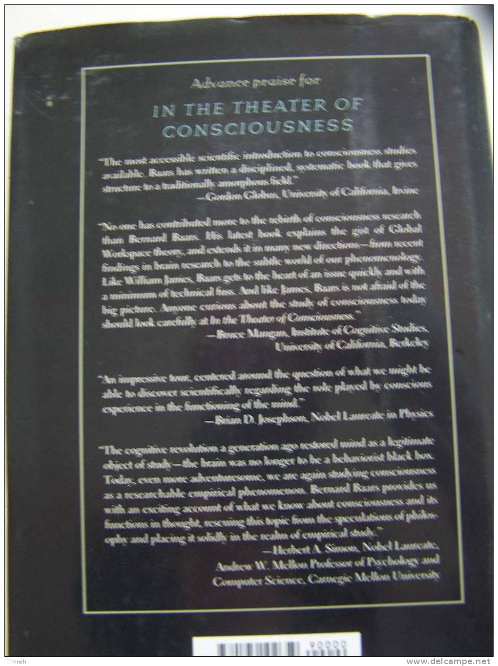 IN THE THEATER OF CONSCIOUSNESS-The Workspace Of The Mind-Bernard J.BAARS-1997 OXFORF University Press- - Ciencias Biológicas