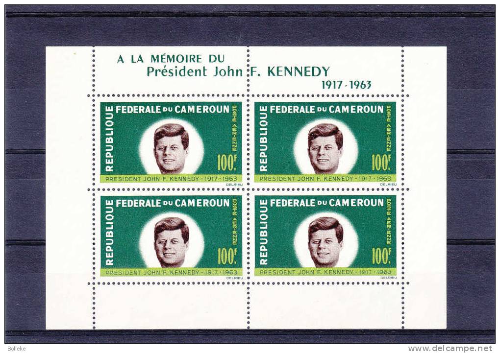 Célébrités - Kennedy - Cameroun - Yvert Bloc 3 °° - MNH - Kennedy (John F.)