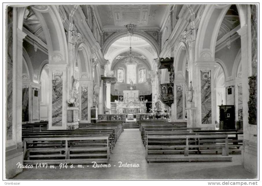 MUSCO, INTERNO DEL DUOMO, B/N, VG 1969   **** - Avellino