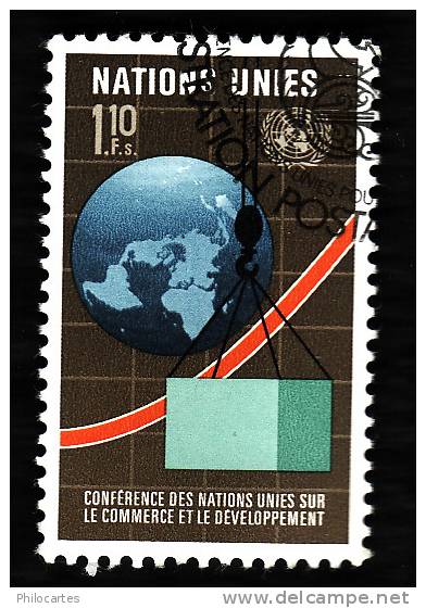 Nations Unies Genève   1976 -  YT  57  -  Cote  2.20e  -   Oblitéré - Used Stamps