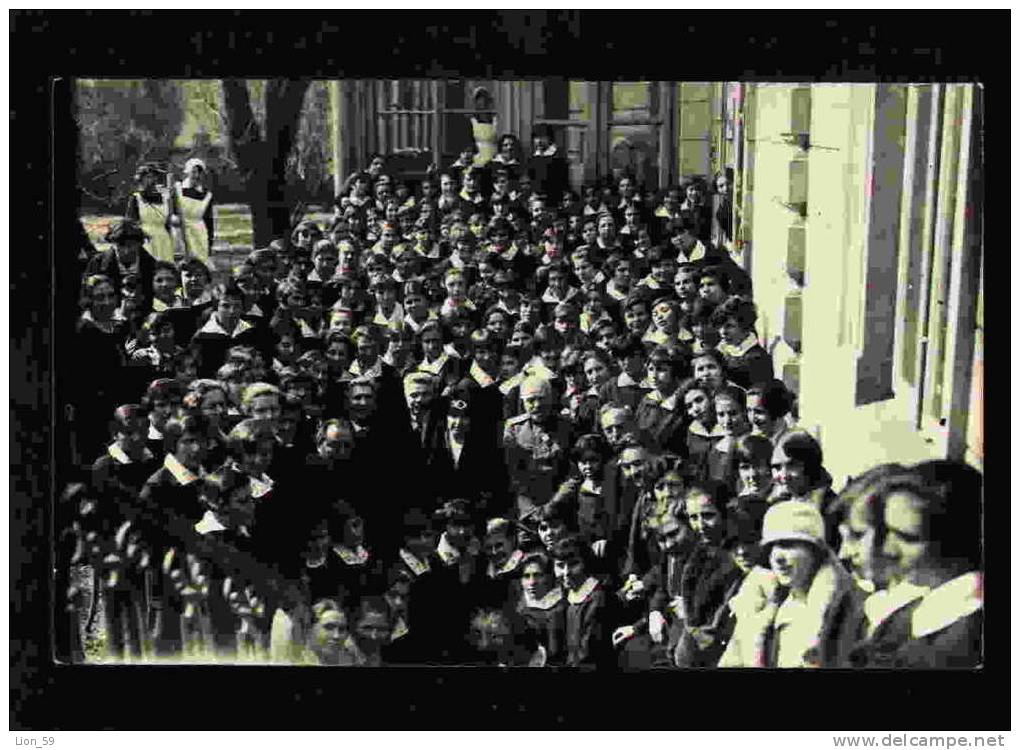 29980 VISIT GENERAL GIRLS SCHOOL START 1928 Bulgaria Bulgarie Bulgarien Bulgarije - Eerste Schooldag