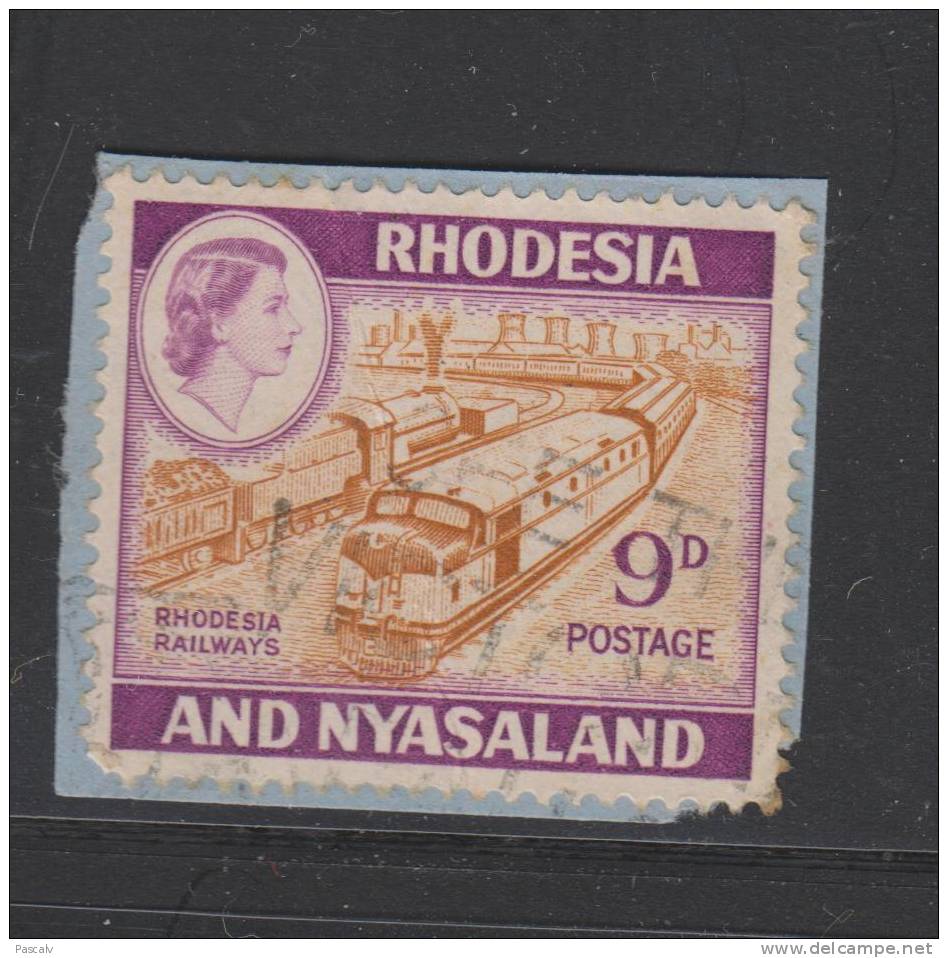 RHODESIE - NYASSALAND Yvert 25A Oblitéré - Rhodesia & Nyasaland (1954-1963)