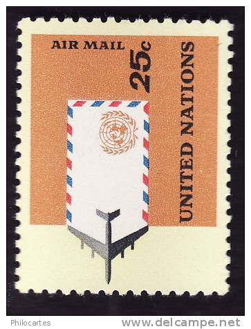 Nations Unies New York   1963-64-  PA 14  -    NEUF** - Luftpost