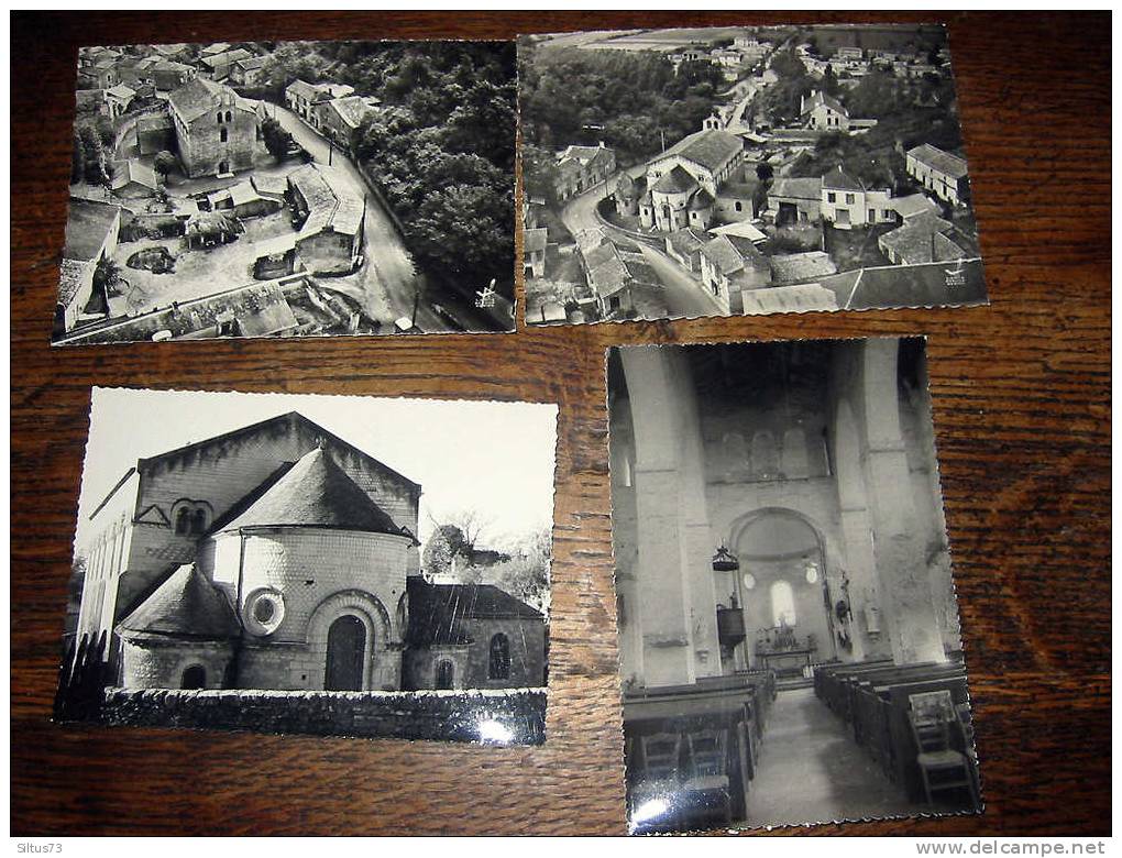 CPSM St Généroux Lot De 4 Cartes Postales , En Avion, église Intérieur Et Extérieur - Autres & Non Classés