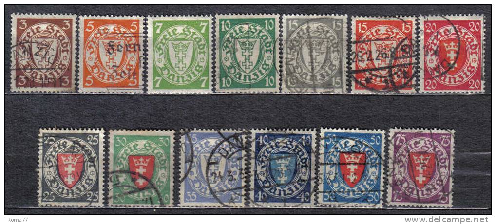 SS5937 - DANZICA 1924 , Serie 176A/185B  Mista.  */us - Sonstige & Ohne Zuordnung