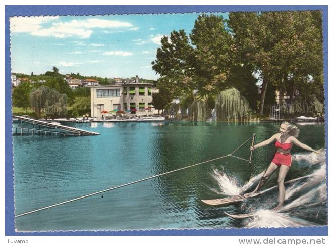 SCI  Nautico -Lago Di VIVERONE (VC)   -F/G   Acquarellata - Water-skiing