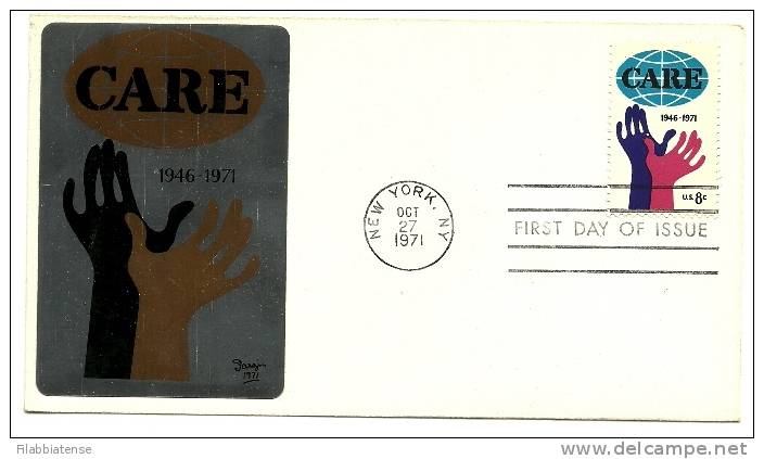 1971 - Stati Uniti 1211 Cooperativa CARE FDC, - Sonstige & Ohne Zuordnung