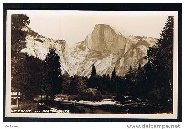 RB 678 - Real Photo Postcard Half Dome & Merced River Yosemite California USA - Yosemite