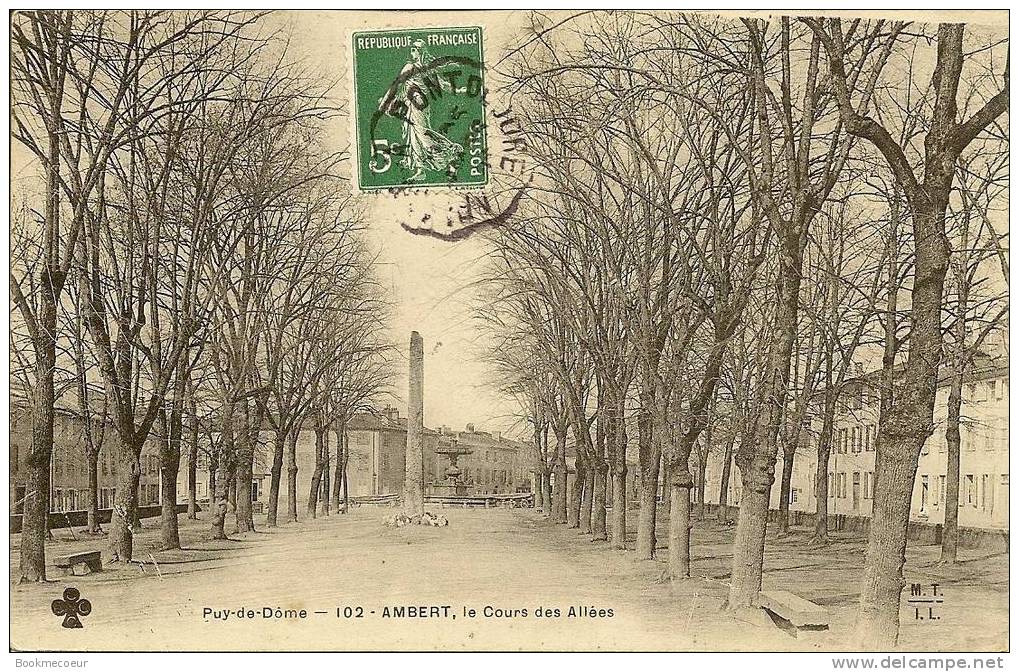 63  AMBERT LE COURS DES ALLEES - Ambert