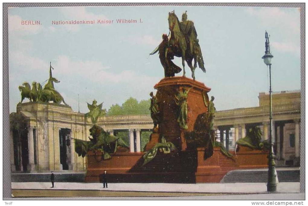 Berlin - Nationaldenkmal Kaiser Wilhelm I - Friedrichshain