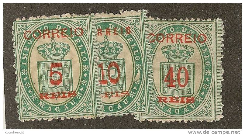 Macao Unused (no Gum) As Issued 65 Euros 1887 - Ungebraucht