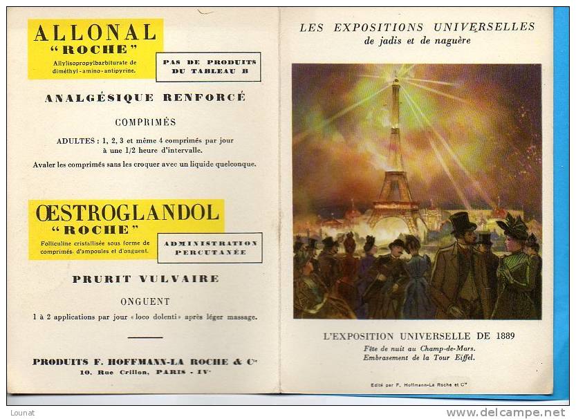 Les EXPOSITIONS UNIVERSELLES De Jadis Et De Naguère 1889 Edité Par F.Hoffmann-La Roche Et Cie  Fête De Nuit Au Champ De - Expositions