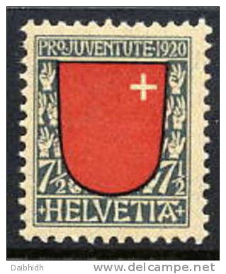 SWITZERLAND  1920 Pro Juventute 7½ C. MNH / **.  Michel 153 - Neufs