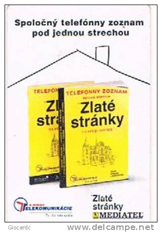 SLOVACCHIA (SLOVAKIA) - SLOVENSKE TELEK.  (CHIP) -  1999 MEDIATEL: YELLOW PAGES  - USED  -  RIF. 3183 - Slowakei