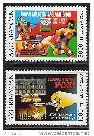 Aserbeidschan 2003  Yv. 460-1 Mi. 543-4 ** MNH - 2003