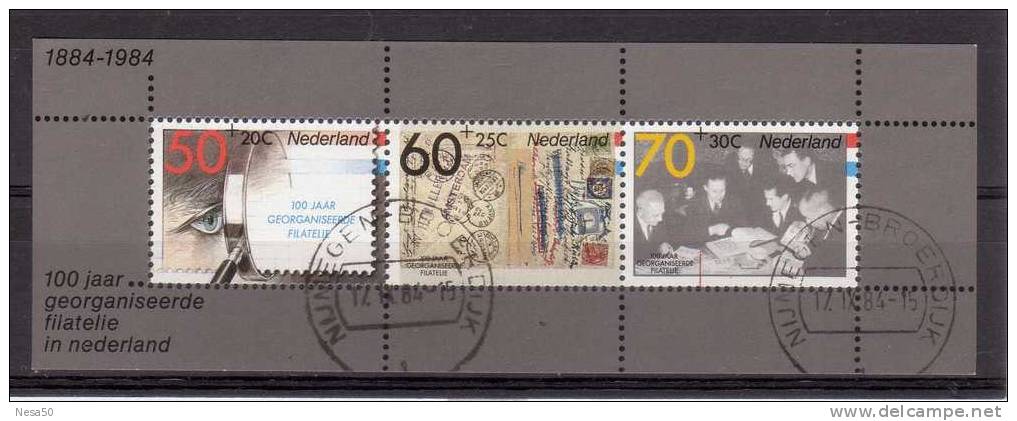 Nederland 1984 Nr 1313 Blok Met Stempel Uit 1984 - Used Stamps