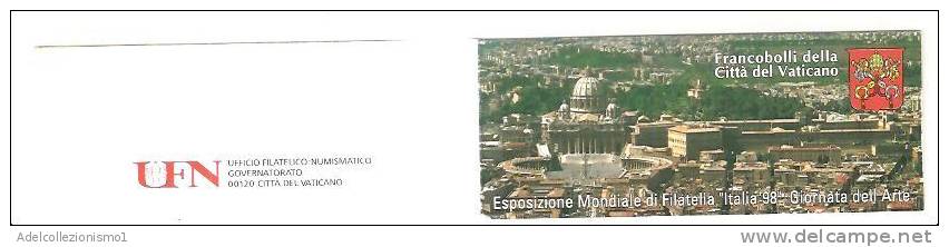 52900)libretto Francobolli Citta Del Vaticano N°6 - Serie Da 5 Valori - Carnets