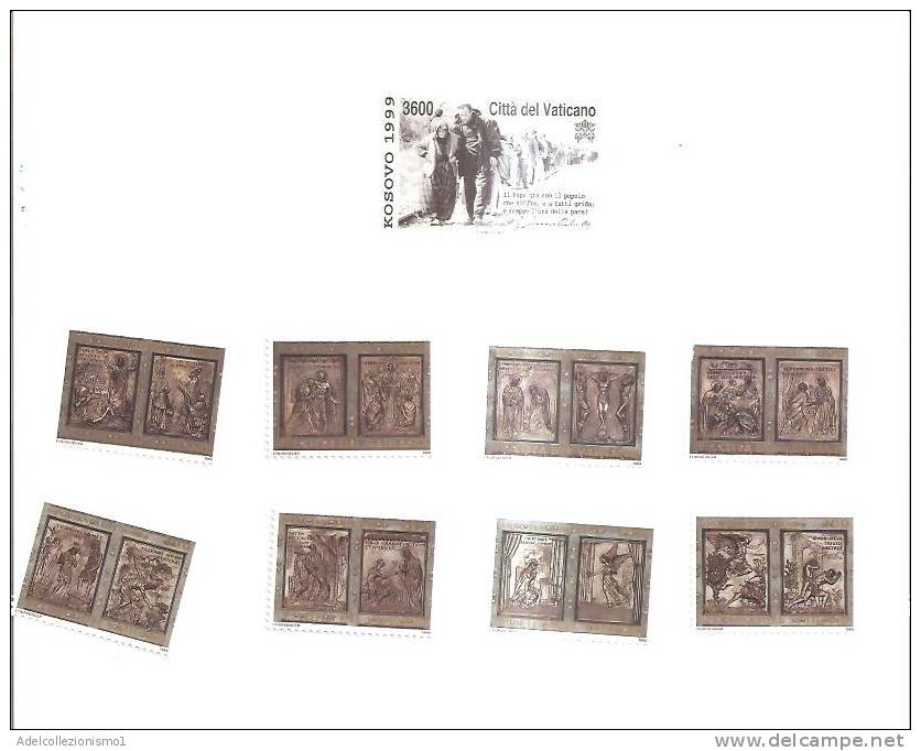 52919)n°8 Valori Vaticani Anno Santo N°1175/82 + Valore Kosovo 1999 N°1155 - Used Stamps
