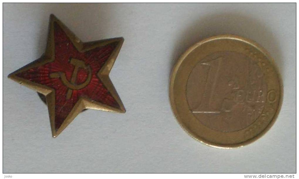 YUGOSLAVIA ARMY Vintage Cap Badge * Armee Military Communist Party Parti Communiste Communism Communisme JOSIP BROZ TITO - Other & Unclassified