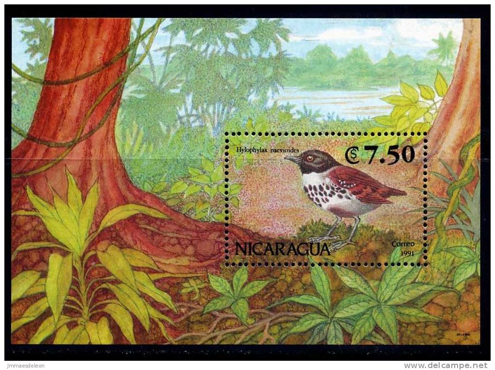 Nicaragua 1991 Bird MINT 2 S.s. - Nicaragua