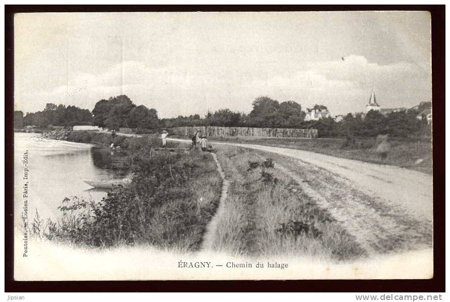 Cpa 95  Eragny     Chemin Du Halage            F1 - Eragny