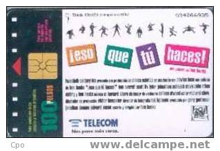 # ARGENTINA_TELECOM 34 Ieso Que Tu Haces 100 Gem 01.97 100000 Tres Bon Etat - Argentine