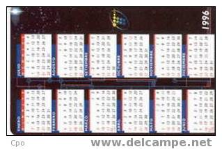 # ARGENTINA_TELEFONICA B5 Calendar 1996 20 Gem Tres Bon Etat - Argentine