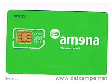 SPAGNA (SPAIN) - AMENA  (GSM SIM) - RETEVISION MOVIL - USED -  RIF. 4220 - Amena - Retevision