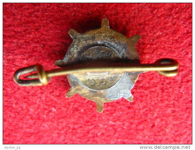 YUGOSLAVIA, KINGDOM. 1930´s *RARE ORIGINAL ENAMELED PIN JRZ (JUGOSLOVENSKA RADIKALNA ZAJEDNICA) - Army