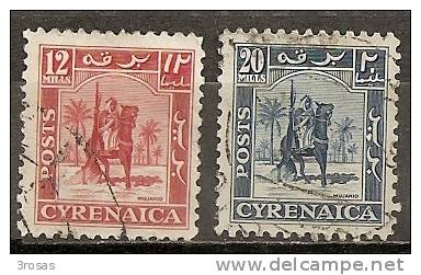 Libye Libya Cyrenaica 1950 Obl - Libya