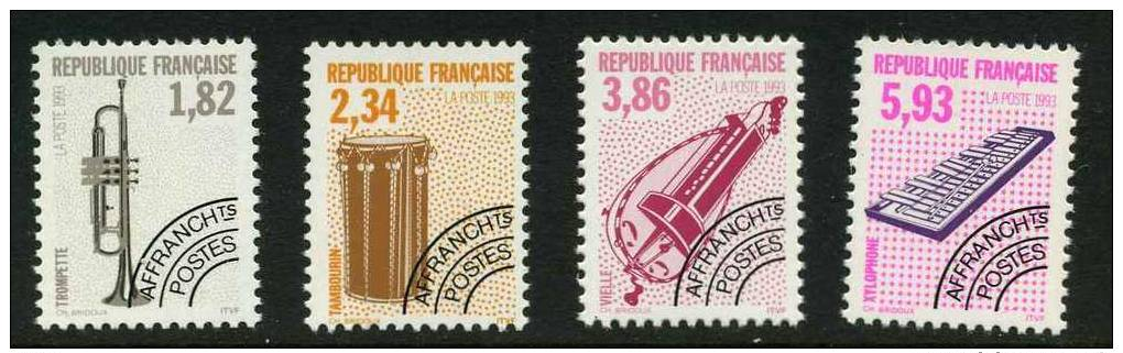 France Préo N° 228-231  **  Sous  Valeur Faciale - 1964-1988
