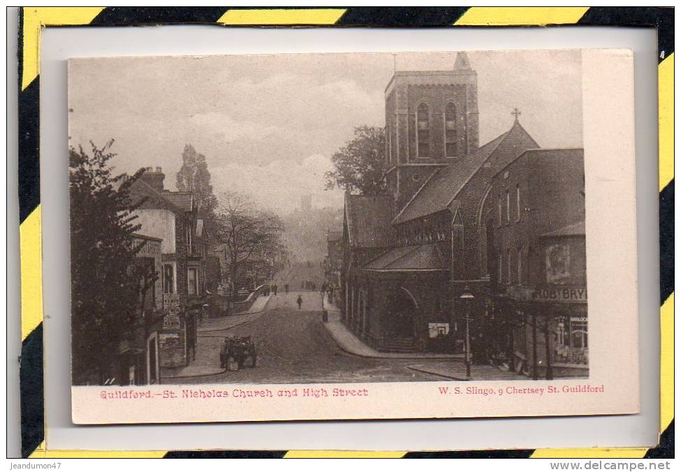GUILFORD. - . ST. NICHOLAS AND HIGH STREET. - Surrey