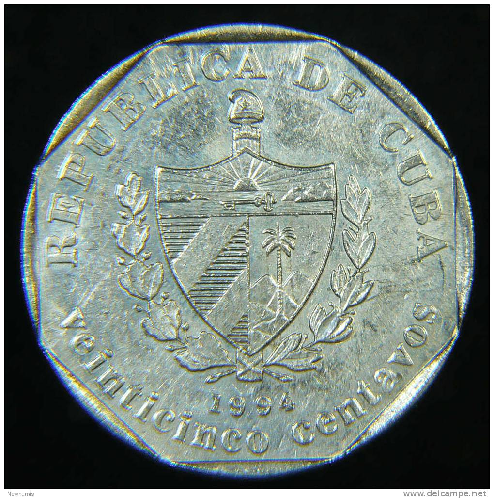 CUBA  25 CENT 1994 - Kuba