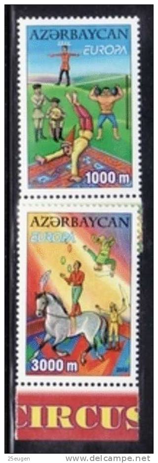 AZERBAIJAN 2002 EUROPA CEPT SET MNH - 2002