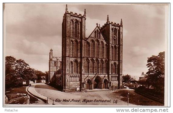 Carte Photo - Real Picture - Ripon Cathedral - Non Circulée - 2 Scans - Other & Unclassified