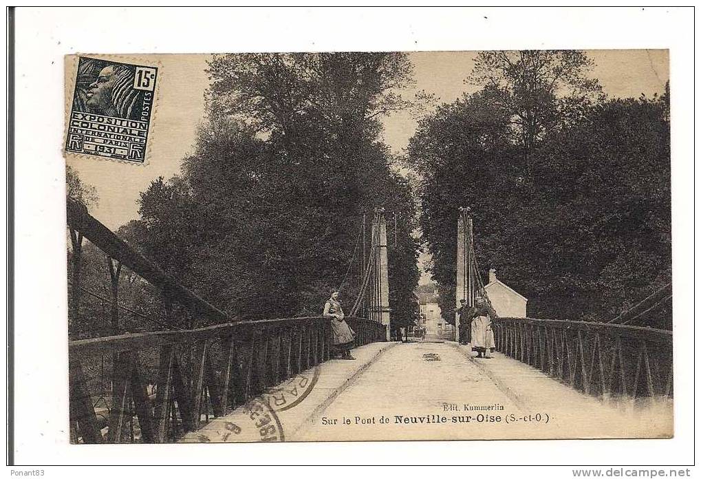Sur Le Pont De NEUVILLE Sur OISE - - Neuville-sur-Oise