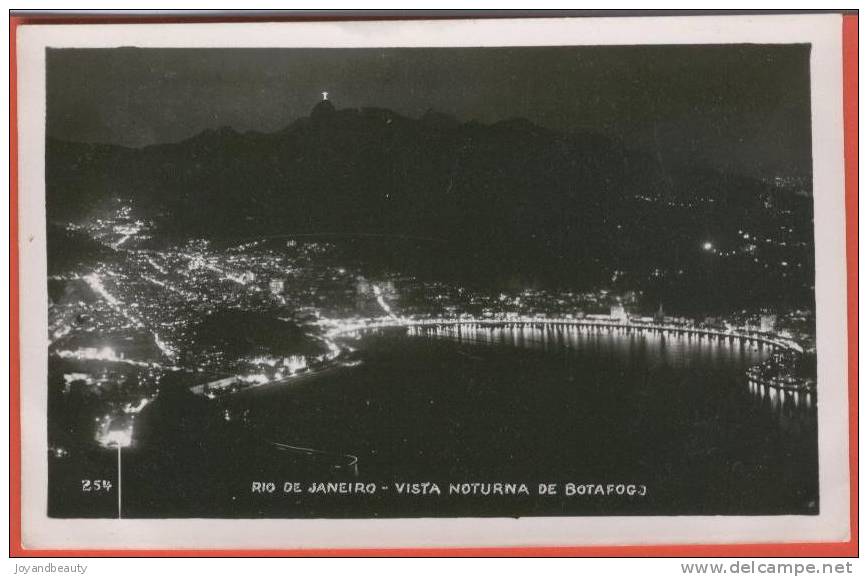 E086, Rio De Janeiro , Vista Noturna De Botafogo , 254 , Photocard , Non Circulée - Rio De Janeiro
