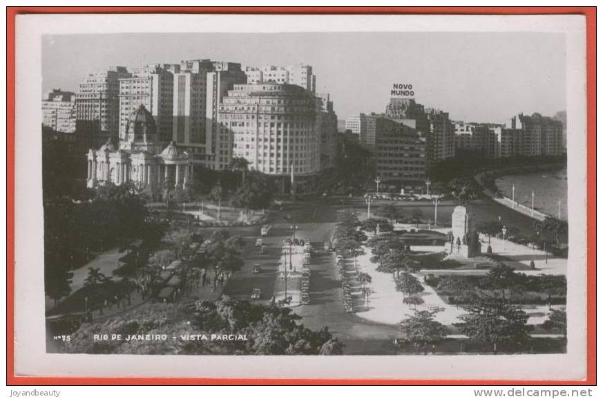 E087, Rio De Janeiro , Vista Parcial , No. 75 , Novo Mundo , Esso ,  Bus , Car , Photocard , Non Circulée - Rio De Janeiro