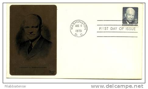 1970 - Stati Uniti 1165 Eisenhower FDC - Other & Unclassified