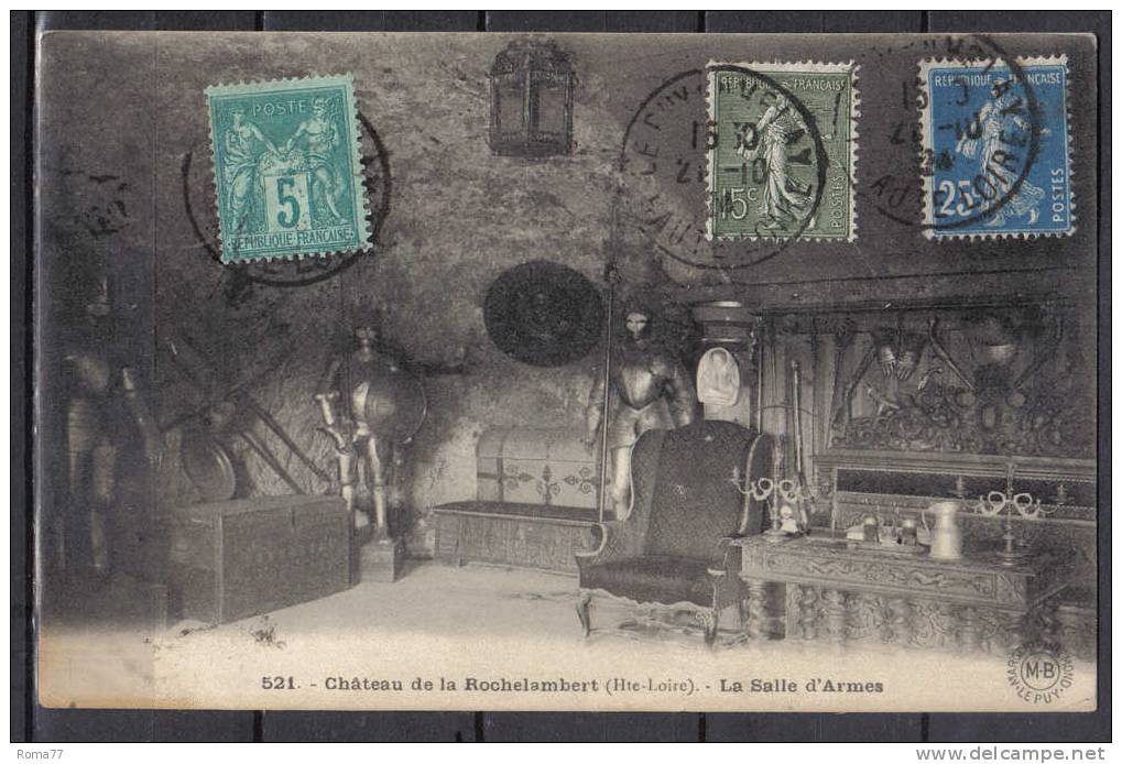 VER44 - 1924 CHATEAU DE LA ROCHELAMBERT - Le Puy En Velay