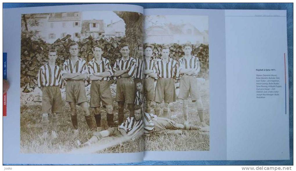 HAJDUK SPLIT Football Club - 100. Anniversary ( Photomonography - 144. Pages , Many Beautifull Photos ) Soccer Fussball - Books