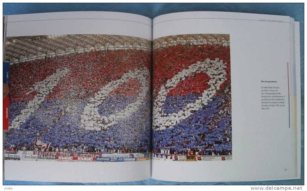 HAJDUK SPLIT Football Club - 100. anniversary ( photomonography - 144. pages , many beautifull photos ) soccer fussball