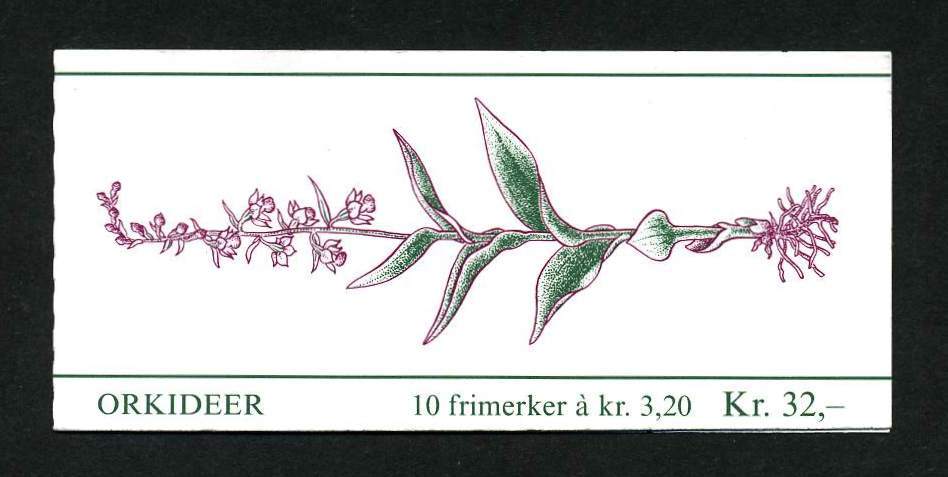 NORVEGE 1990 Carnet N° C995** Neuf Ier Choix. Superbe. Cote: 15€ (Fleurs, Flowers.. Orchidées) - Carnets