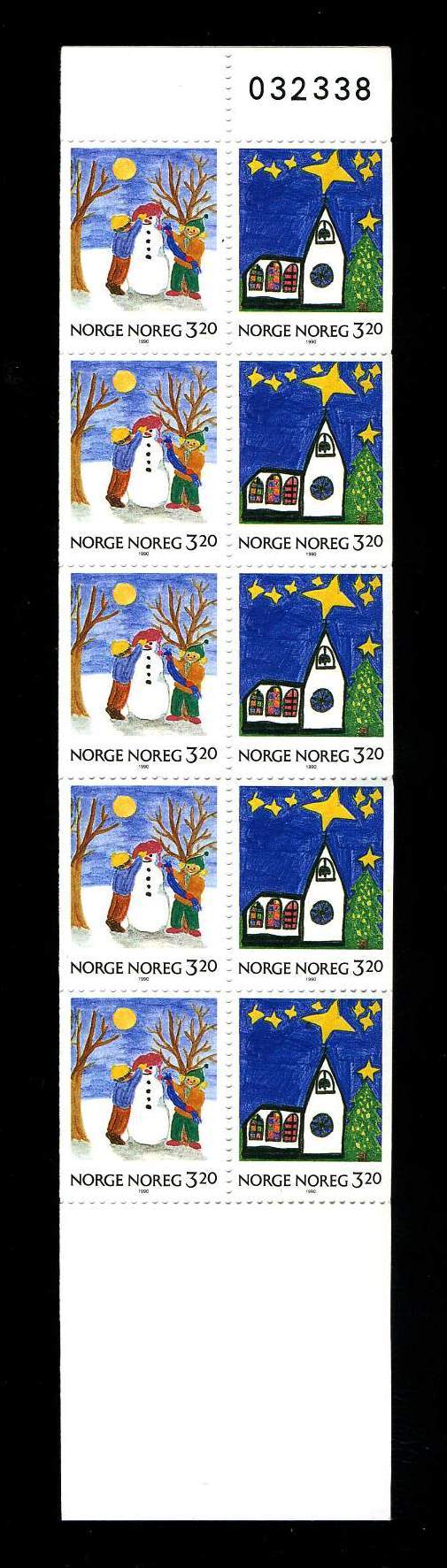 NORVEGE 1990 Carnet N° C1013** Neuf Ier Choix. Superbe. Cote: 15€ (Noël, Christmas. Dessins D'enfants. Children Dra - Booklets